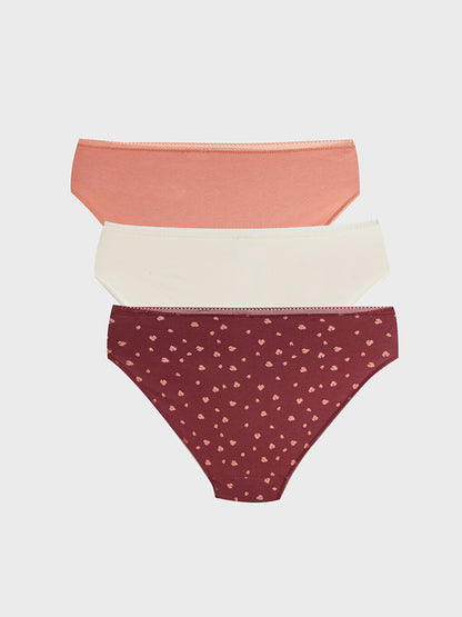 Patterned Bikini Panties 3 Pack