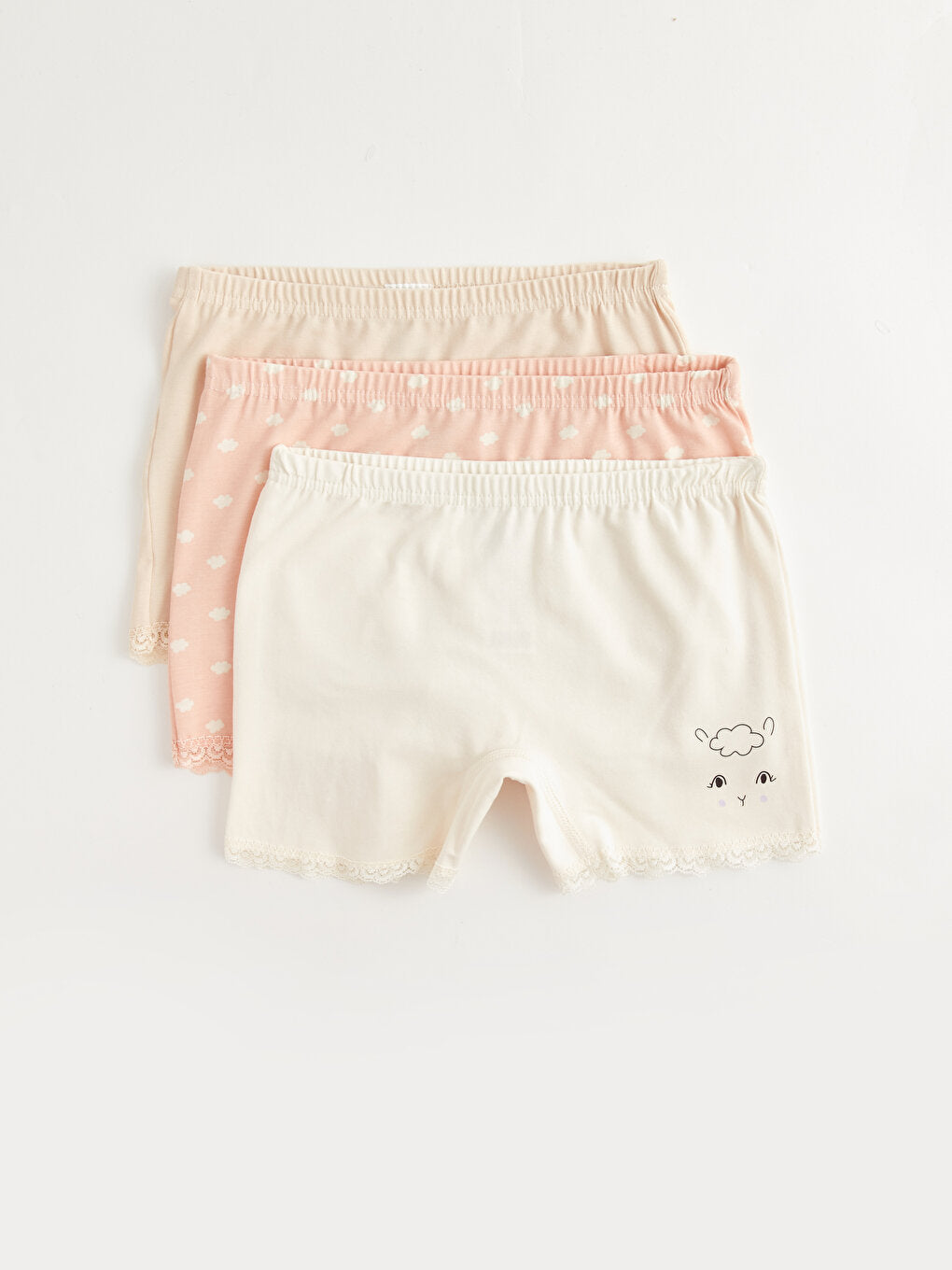 Printed Girls' Boxer 3-Piece