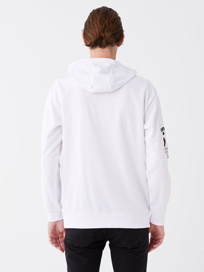 Long Sleeve Printed Men's Hoodie