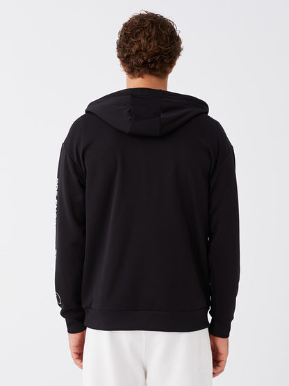 Long Sleeve Printed Men's Hoodie