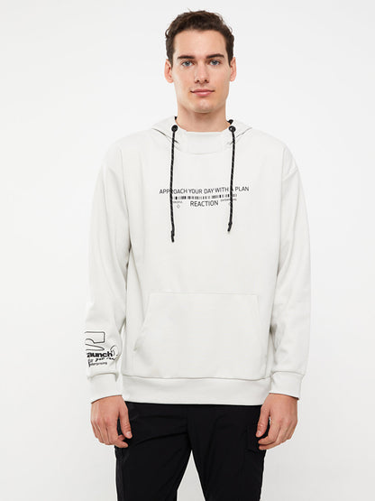 Long Sleeve Printed Men's Hoodie