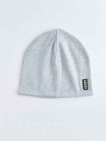 Label Detailed Boy's Beanie