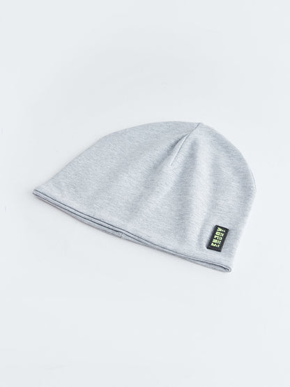 Label Detailed Boy's Beanie