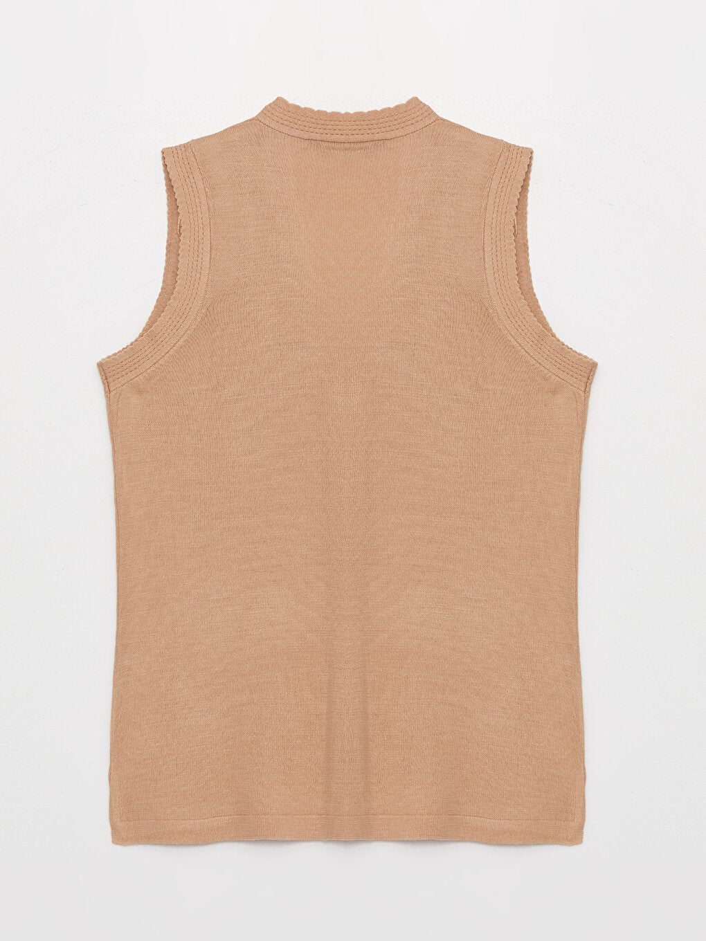 Women's V-Neck Plain Knitwear Vest