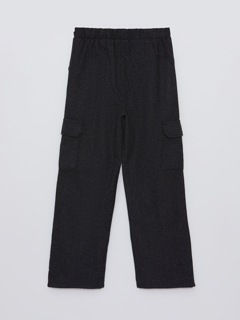 Girls' Cargo Pants with Elastic Waist