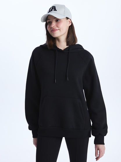 Plain Long Sleeve Oversize Women's Hoodie