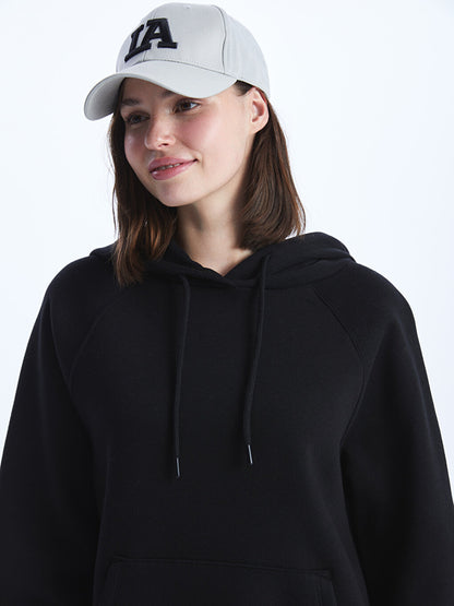 Plain Long Sleeve Oversize Women's Hoodie