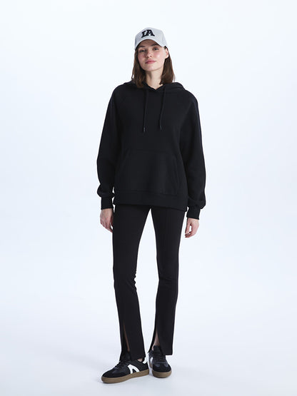 Plain Long Sleeve Oversize Women's Hoodie