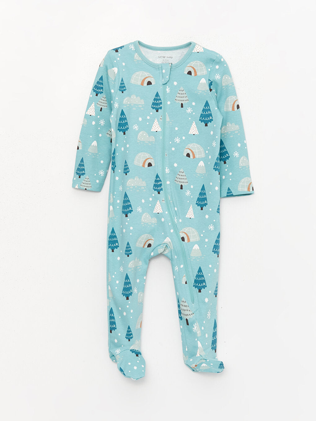 Crew Neck Printed Baby Boy Jumpsuit 2-pack