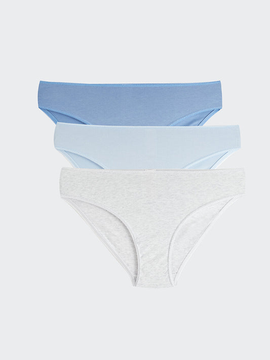 Plain Bikini Panties 3 Pack