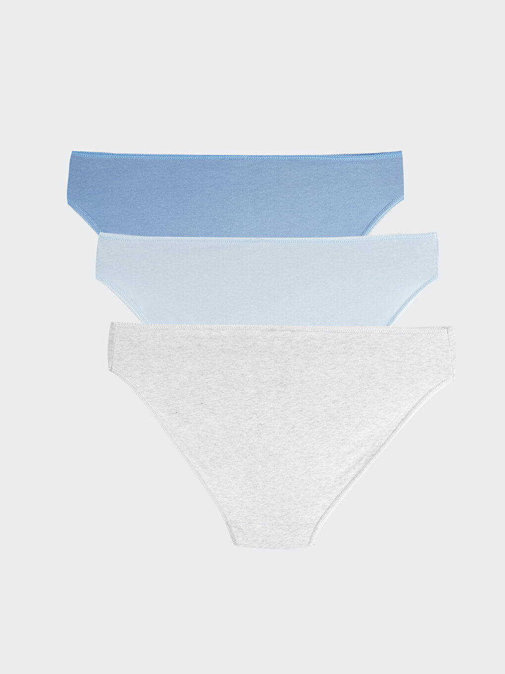 Plain Bikini Panties 3 Pack