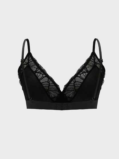 Underwire, Unpadded, Patterned Bralette