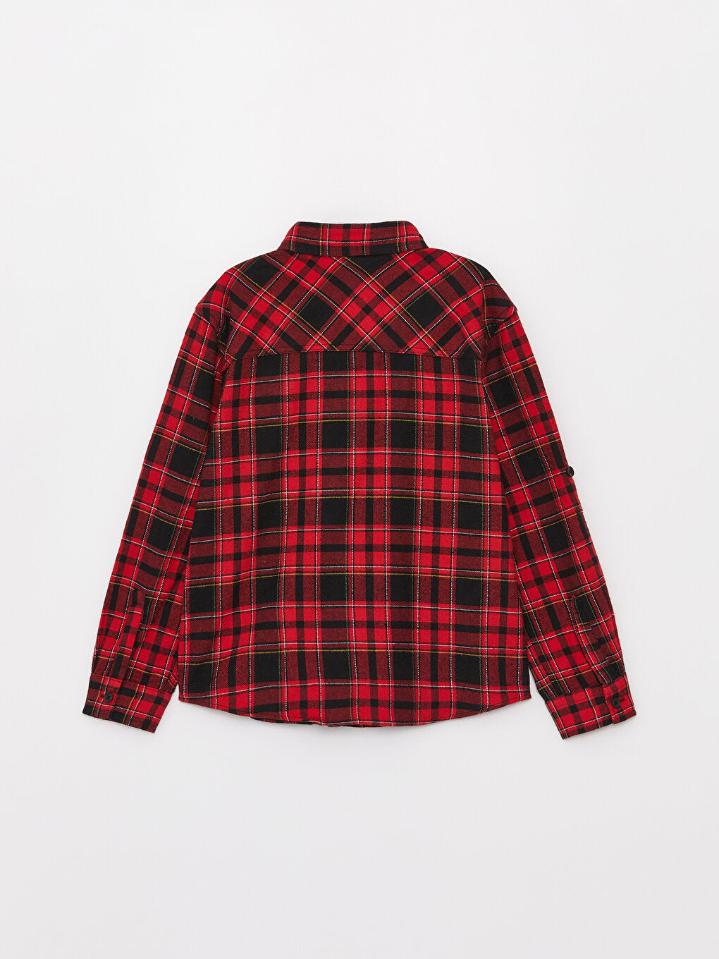 Plaid Long Sleeve Boy Shirt Jacket