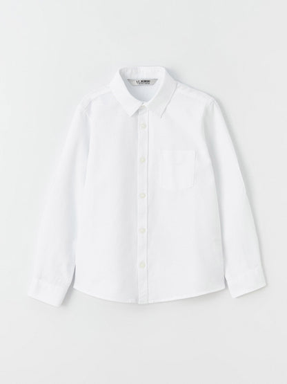 Basic Long Sleeve Boy's Shirt