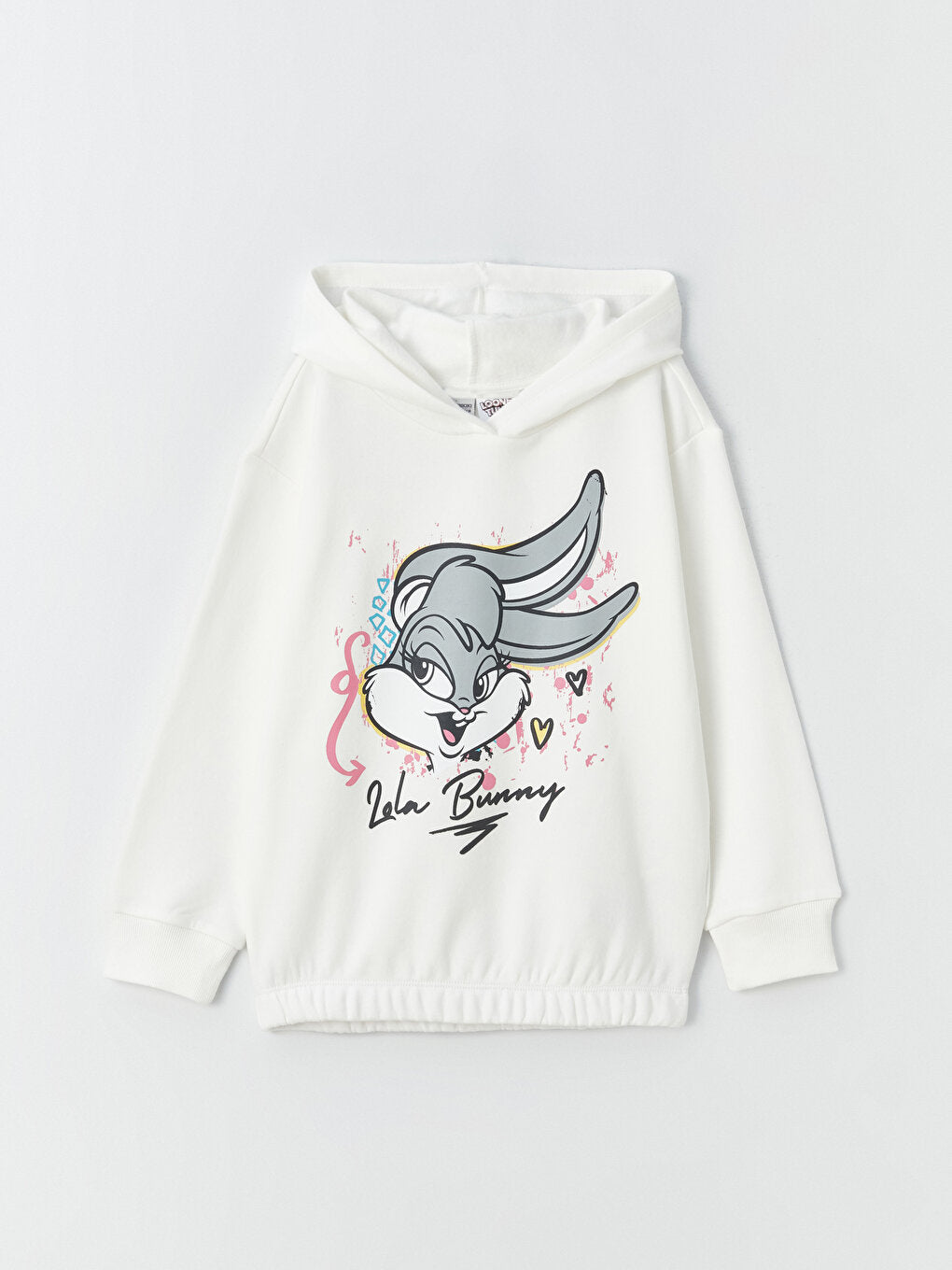 Lola Bunny Printed Long Sleeve Girls' Hoodie