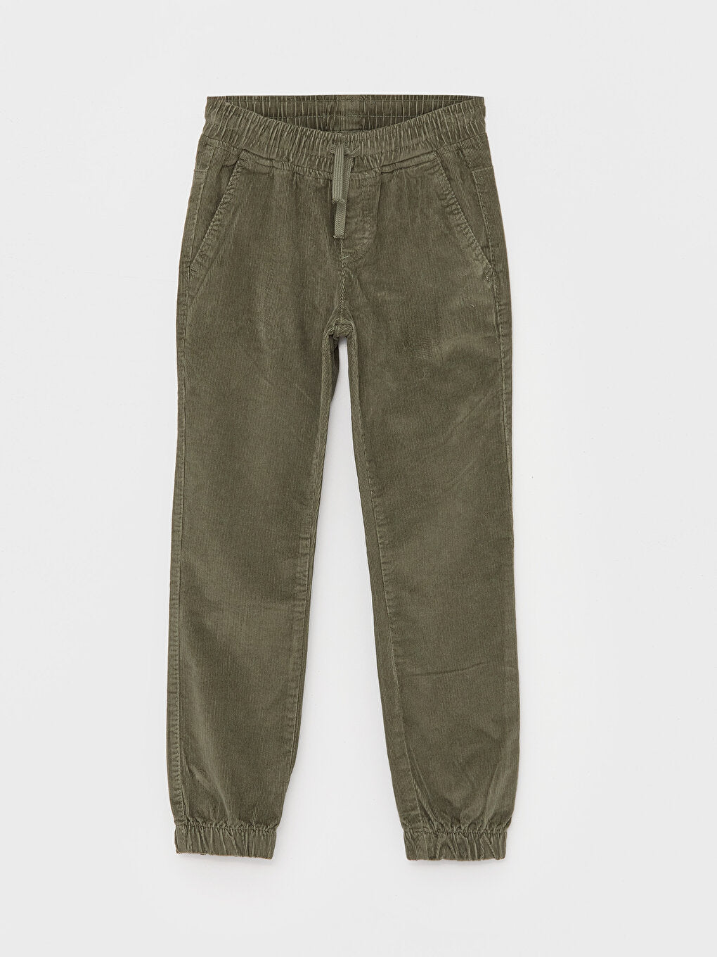 Elastic Waist Velvet Boy Jogger Pants