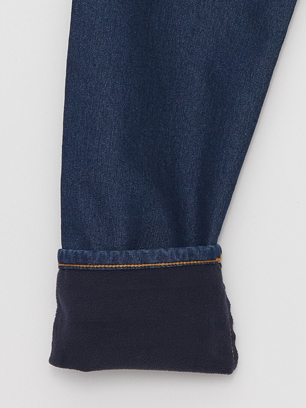 Regular Fit Fleece Lined Boy's Jean Trousers