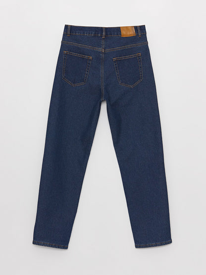 Regular Fit Fleece Lined Boy's Jean Trousers