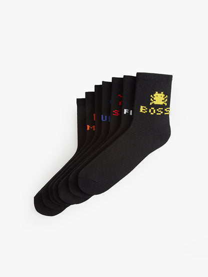 Patterned Boy Socks Pack of 7