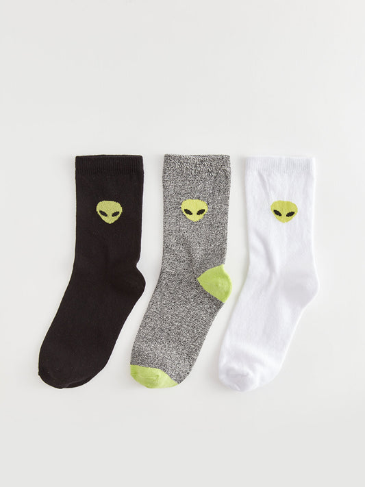 Patterned Boy Socks 3-pack