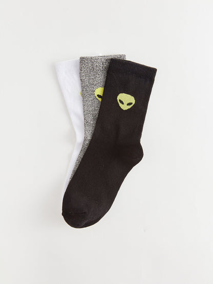 Patterned Boy Socks 3-pack