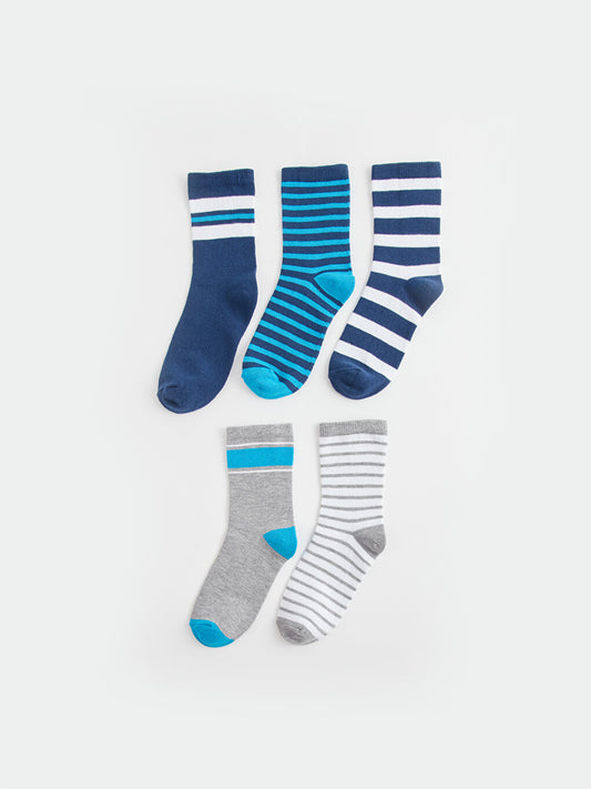 Striped Boy Socks Pack of 5