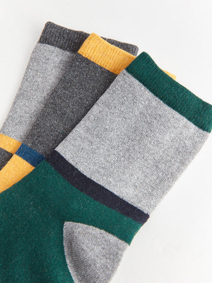 Color Blocked Boy Socks 3 Pack