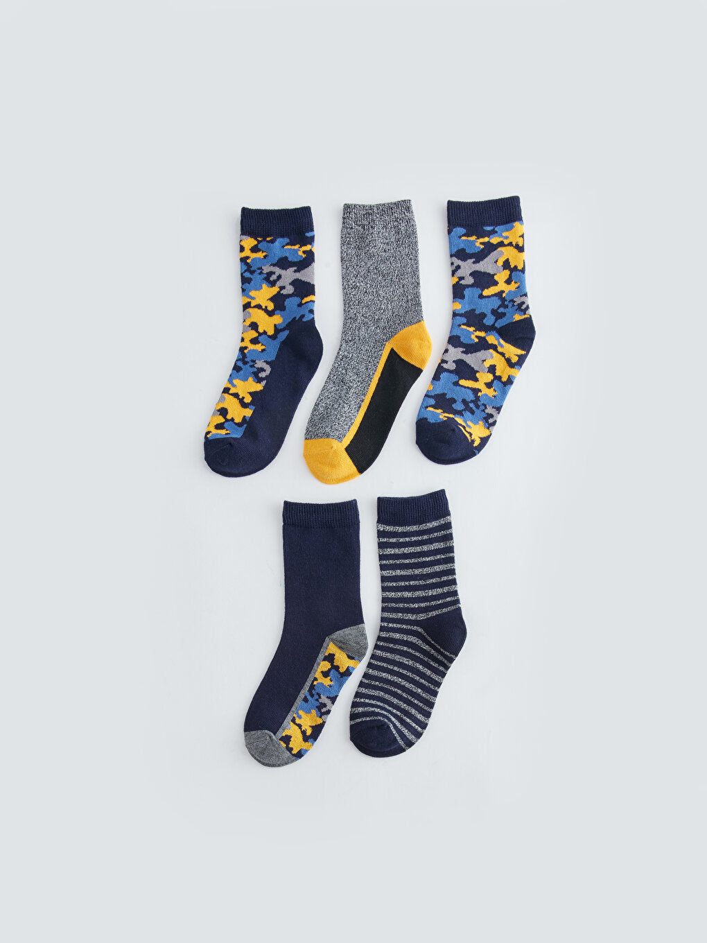 Patterned Boy Socks Pack of 5