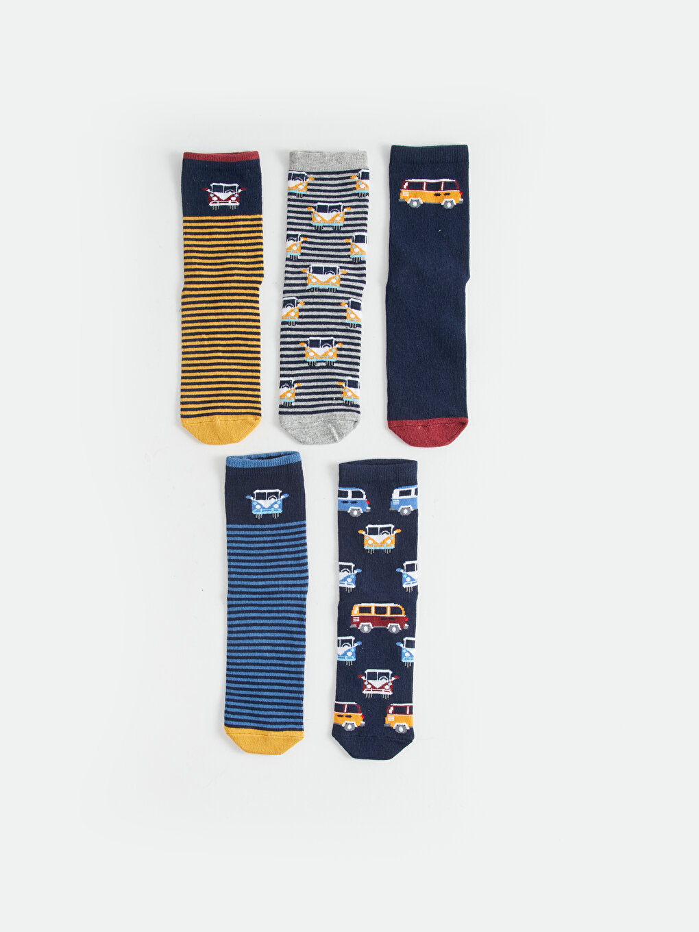 Patterned Boy Socks Pack of 5