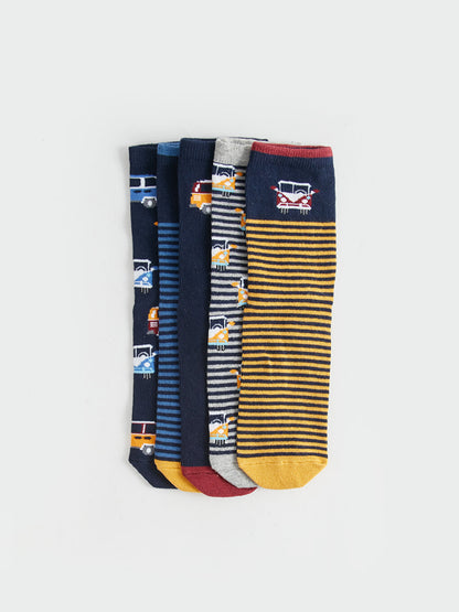 Patterned Boy Socks Pack of 5