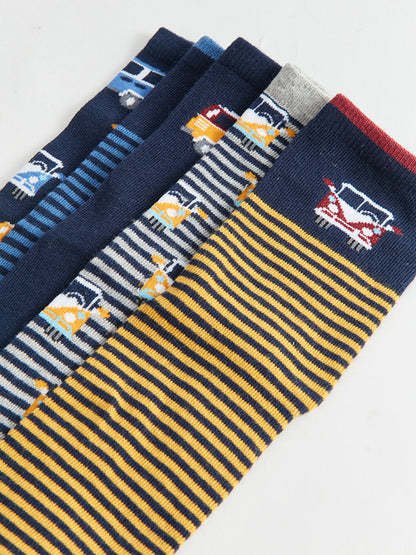 Patterned Boy Socks Pack of 5