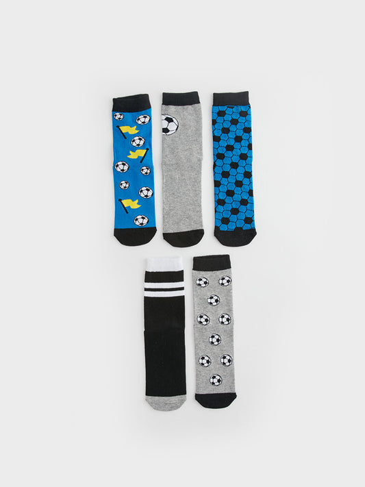 Patterned Boy Socks Pack of 5