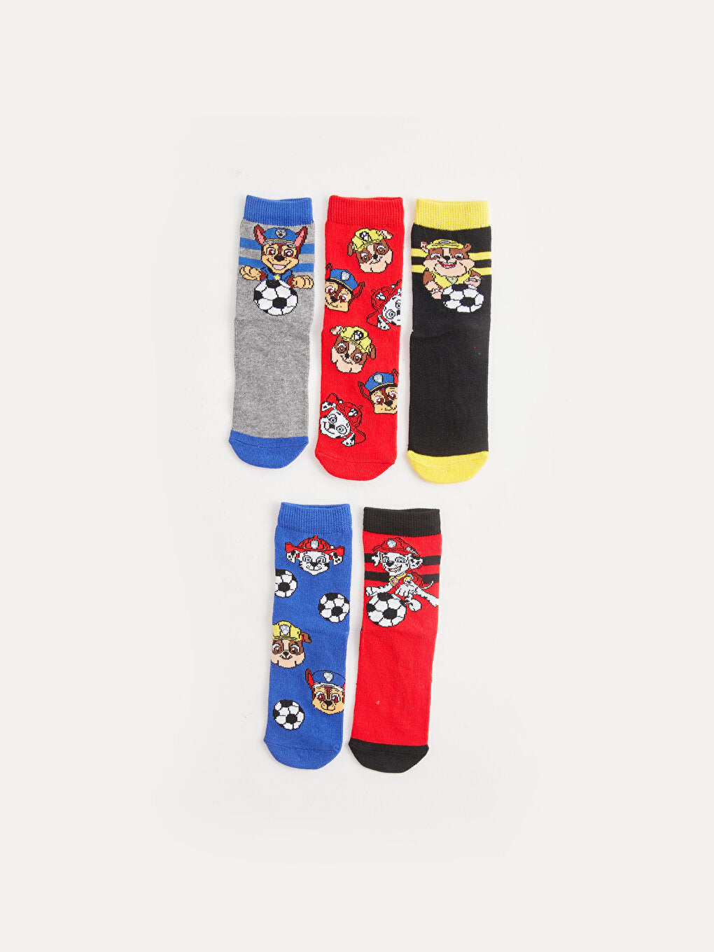 Paw Patrol Patterned Boy Socks 5-pack