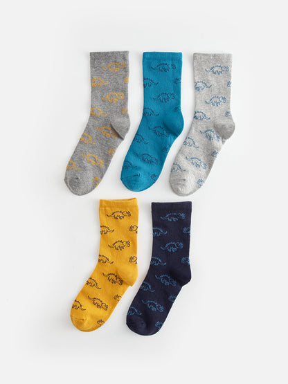 Patterned Boy Socks Pack of 5