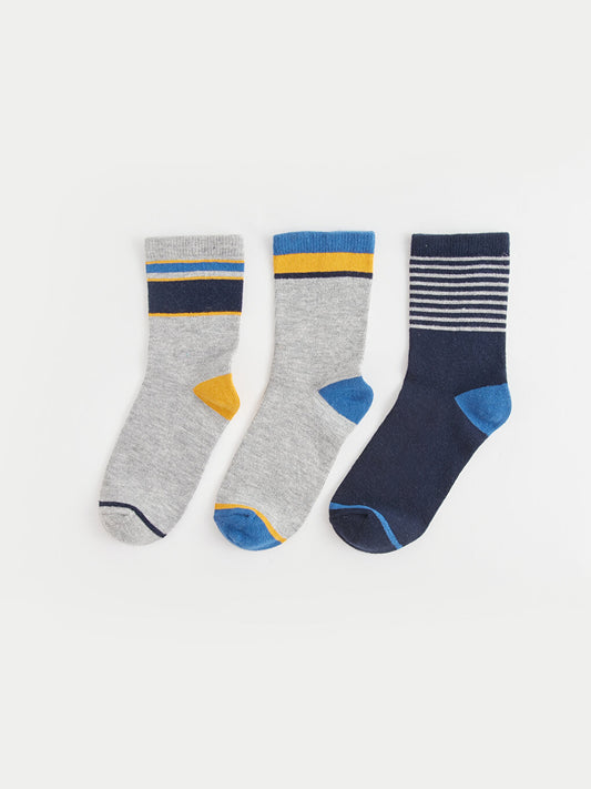 Striped Boy Socks 3-pack