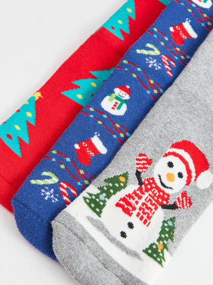 New Year's Themed Boy's Socks 3-pack