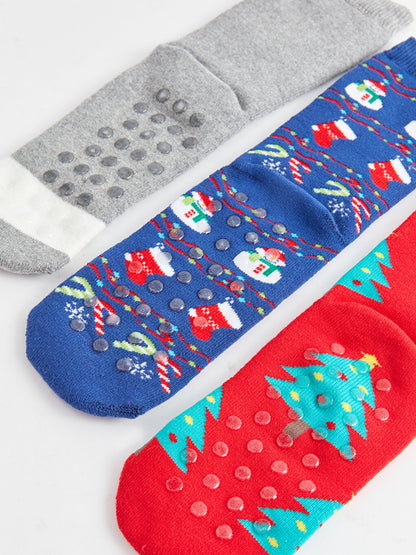 New Year's Themed Boy's Socks 3-pack