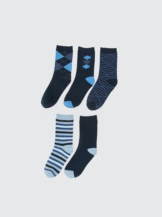 Patterned Boy Socks Pack of 5