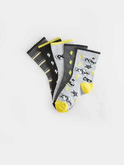 Printed Boy Socks Pack of 5