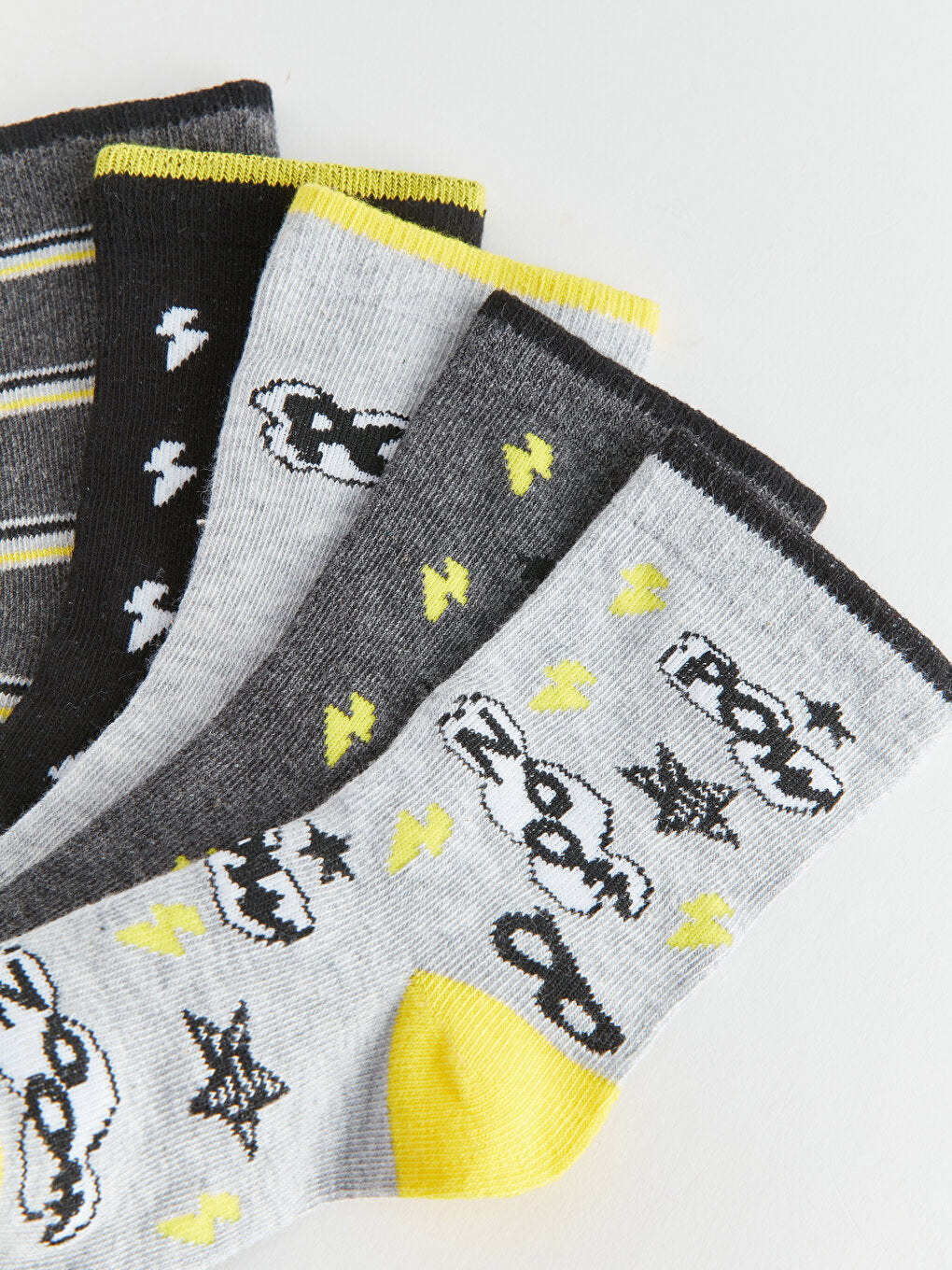 Printed Boy Socks Pack of 5