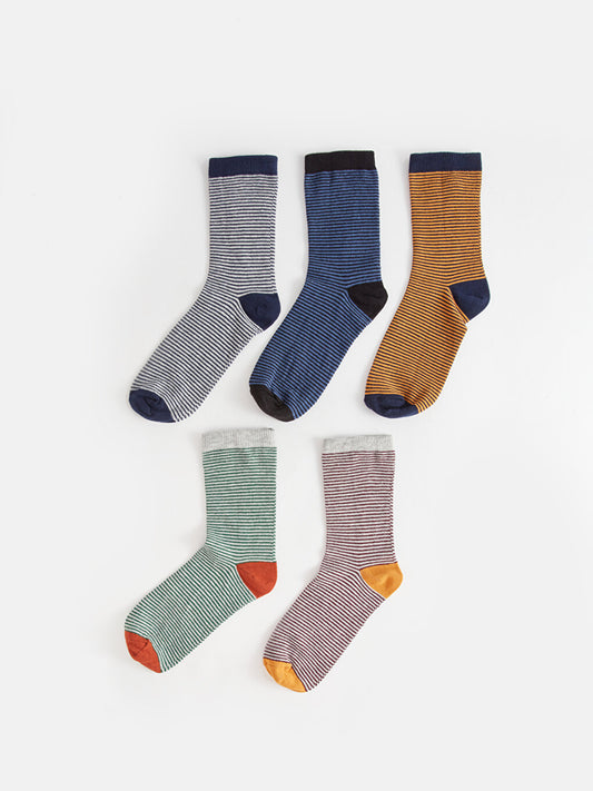 Striped Boy Socks 5-pack