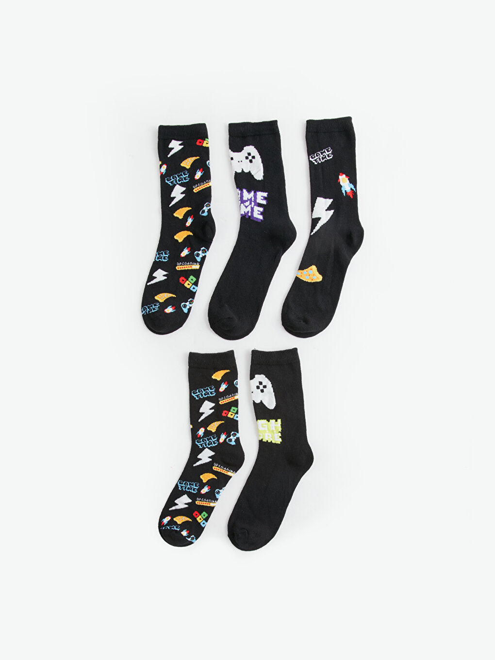 Patterned Boy Socks Pack of 5