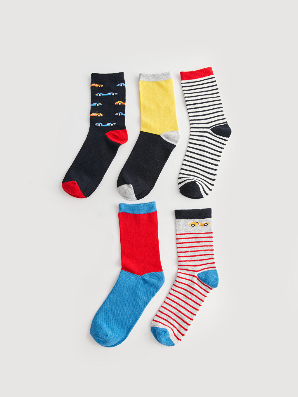 Patterned Boy Socks Pack of 5