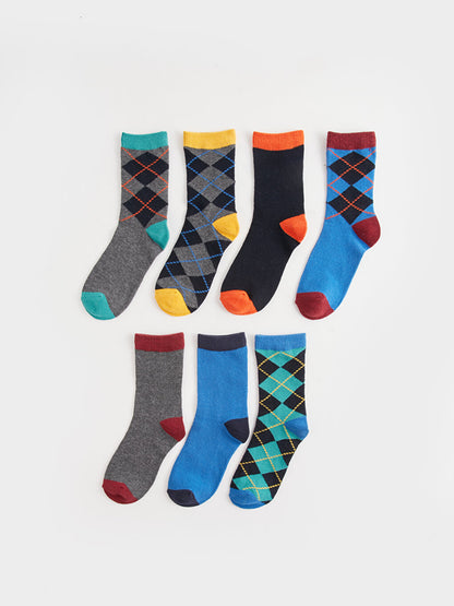 Patterned Boy Socks Pack of 7