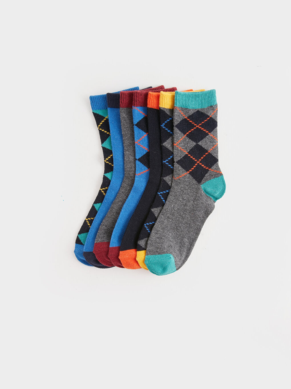 Patterned Boy Socks Pack of 7