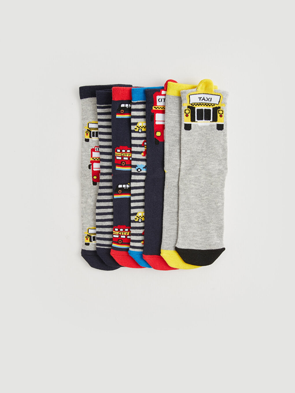 Patterned Boy Socks Pack of 7