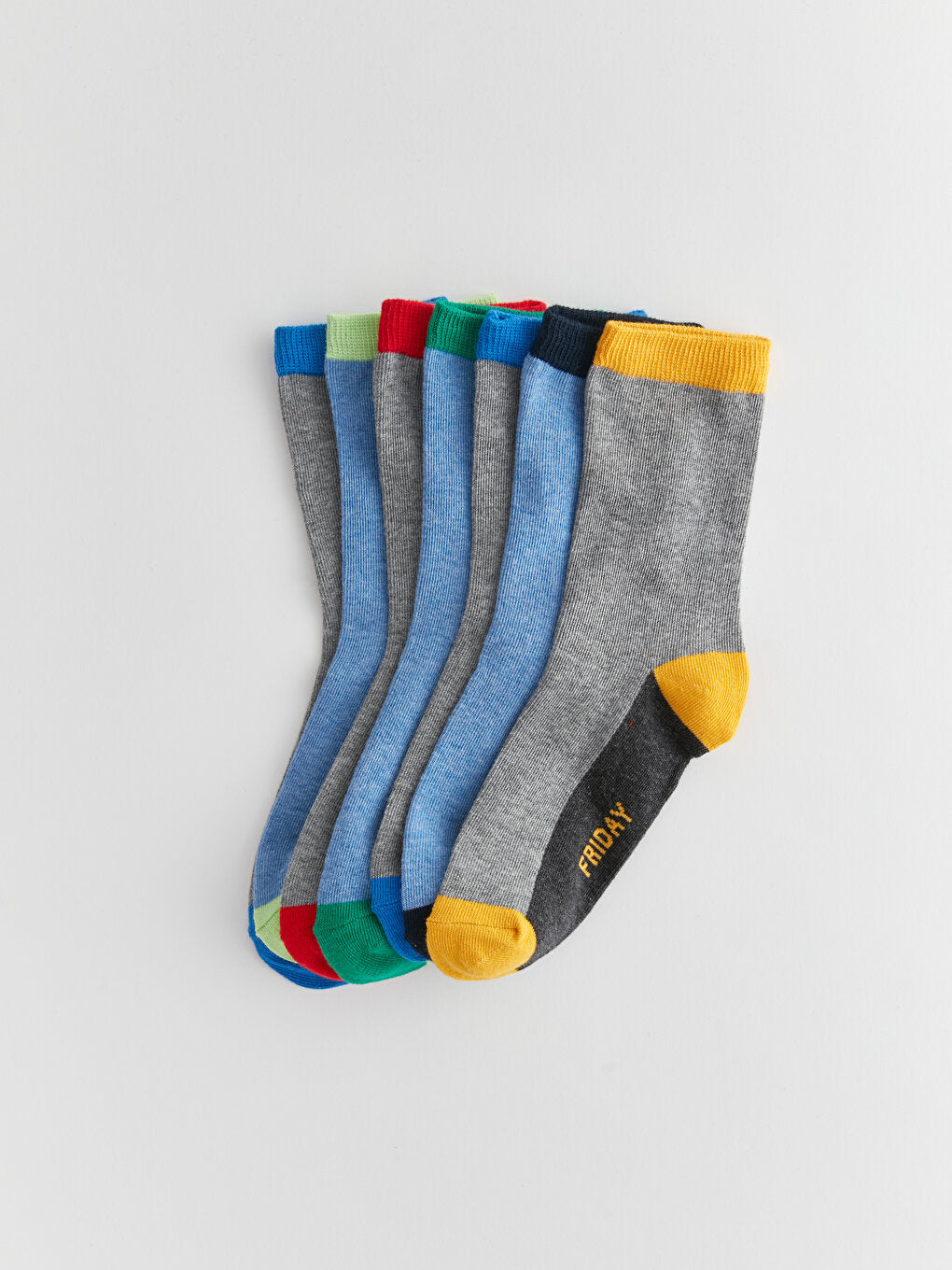 Patterned Boy Socks Pack of 7