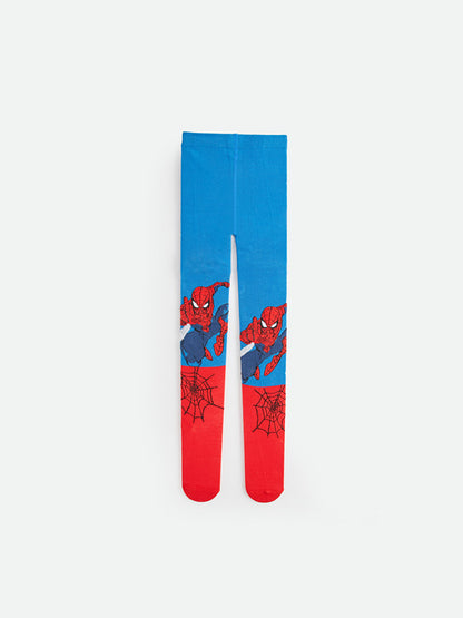 Spiderman Patterned Boys' Pantyhose