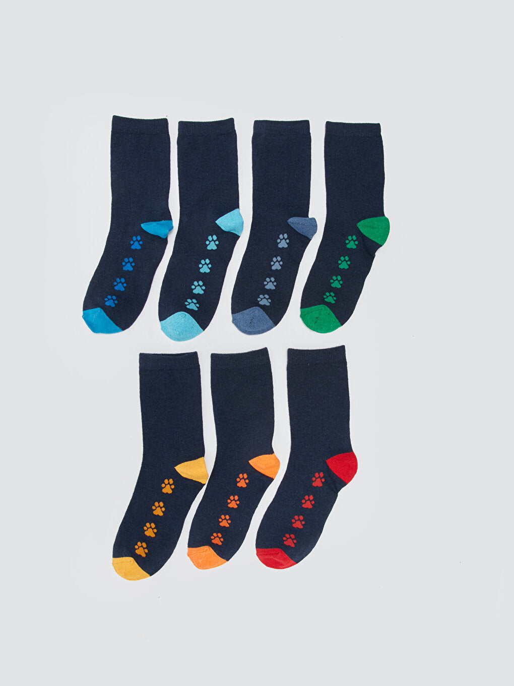 Patterned Boy Socks Pack of 7