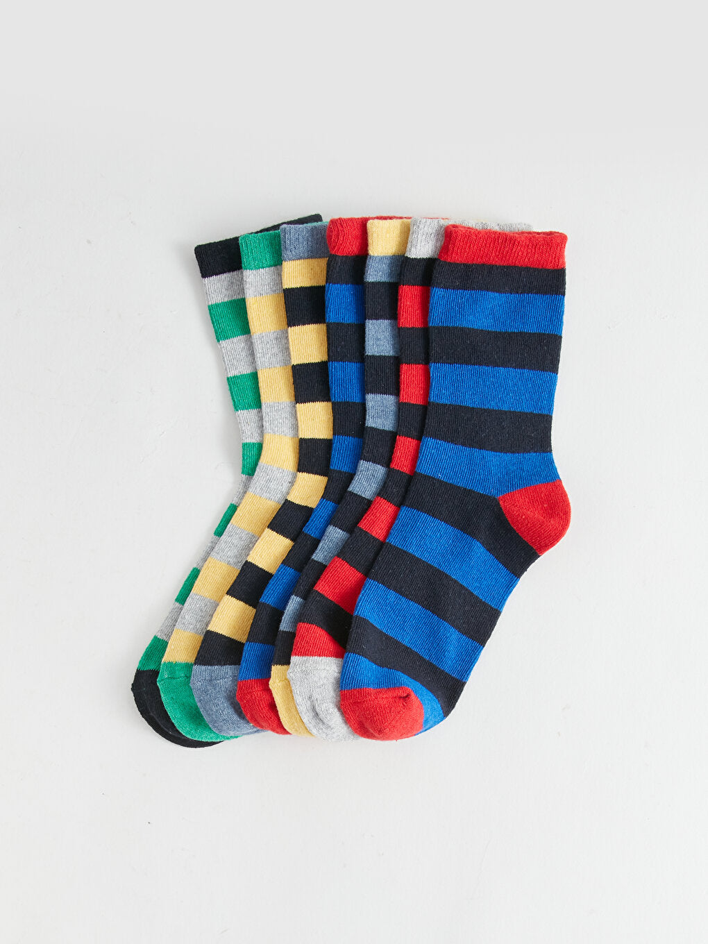 Striped Boy Socks Pack of 7